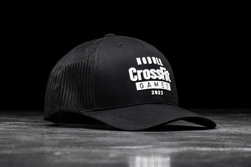 Men's Nobull Crossfit Games Curved-Brim Trucker Hats Black | SG L2578I